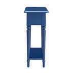 Coastal Chairside Wood Accent Table