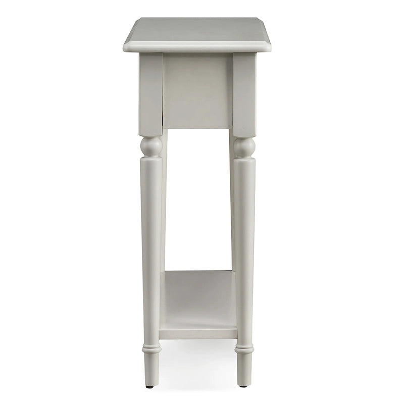 Coastal Chairside Wood Accent Table