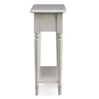 Coastal Chairside Wood Accent Table