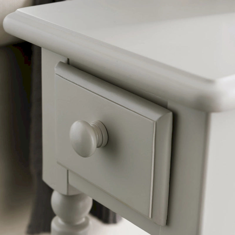 Coastal Chairside Wood Accent Table