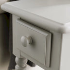 Coastal Chairside Wood Accent Table