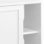 WYNDENHALL Pearson SOLID HARDWOOD 30 inch Wide Mid Century Modern Low Storage Cabinet - 30w x 14d x 31h