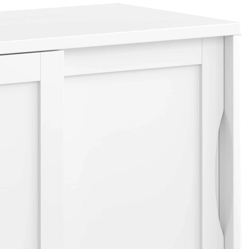 WYNDENHALL Pearson SOLID HARDWOOD 30 inch Wide Mid Century Modern Low Storage Cabinet - 30w x 14d x 31h