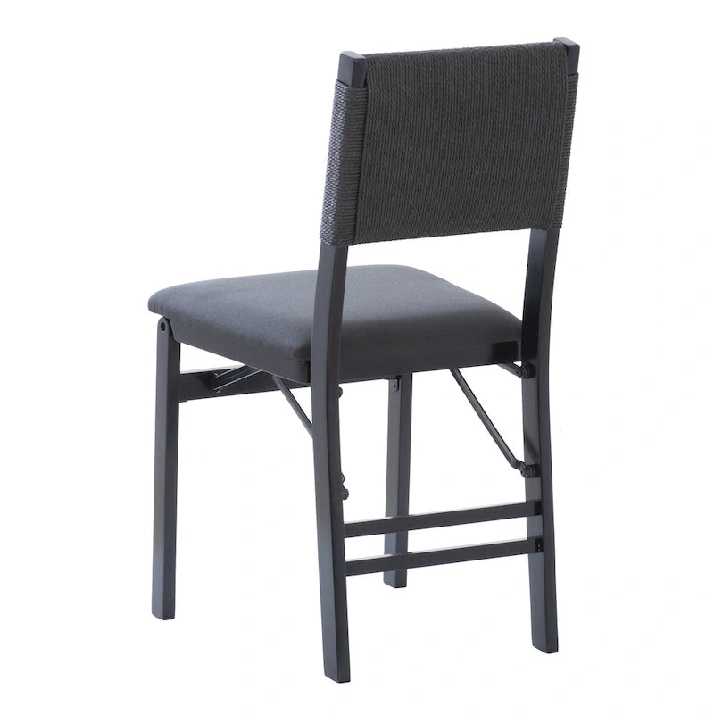 Imperial Wood Rope Folding Dining Chair (Set of 2)
