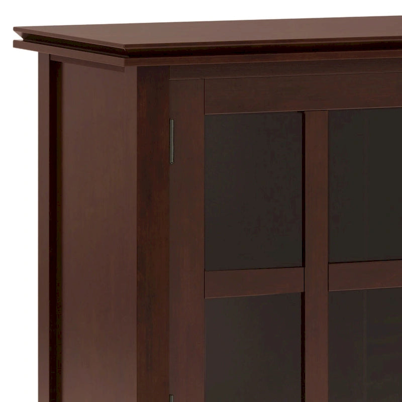 WYNDENHALL Stratford SOLID WOOD 60 Wide Contemporary Sideboard Buffet in Russet Brown - 17d x 60w x 30h