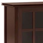 WYNDENHALL Stratford SOLID WOOD 60 Wide Contemporary Sideboard Buffet in Russet Brown - 17d x 60w x 30h
