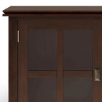 WYNDENHALL Stratford SOLID WOOD 60 Wide Contemporary Sideboard Buffet in Russet Brown - 17d x 60w x 30h