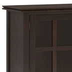 WYNDENHALL Stratford SOLID WOOD 60 Wide Contemporary Sideboard Buffet in Russet Brown - 17d x 60w x 30h
