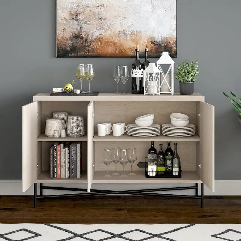 Brighton 48 Wide Rectangular Buffet Table - 47.5 Wide
