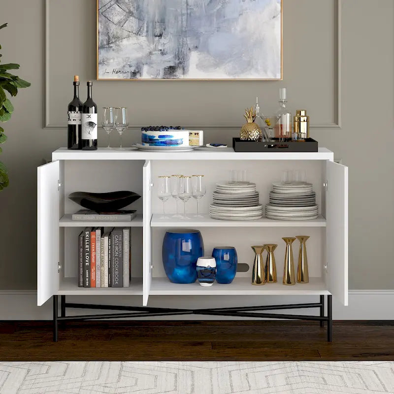 Brighton 48 Wide Rectangular Buffet Table - 47.5 Wide