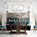 Bind Contemporary Solid Wood Open-Shelf 7-Piece Dining Table Set by Furniture of America