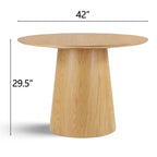 42 Round Pedestal Dining Table