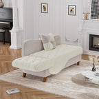 Ouyessir Upholstered Storage Chaise Lounge Chair with Left Armrest & Lumbar Pillow