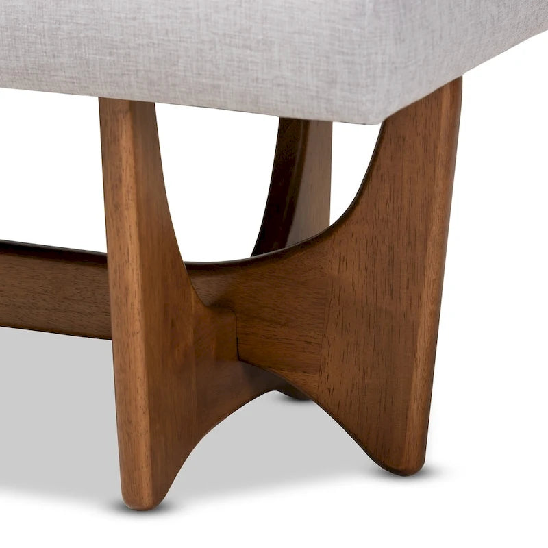Carson Carrington Ullarp Mid-century Modern Upholstered Bench