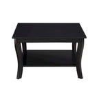 Convenience Concepts American Heritage Square Coffee Table with Shelf