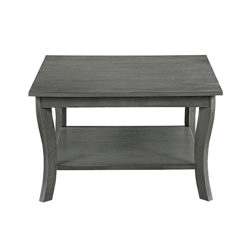 Convenience Concepts American Heritage Square Coffee Table with Shelf