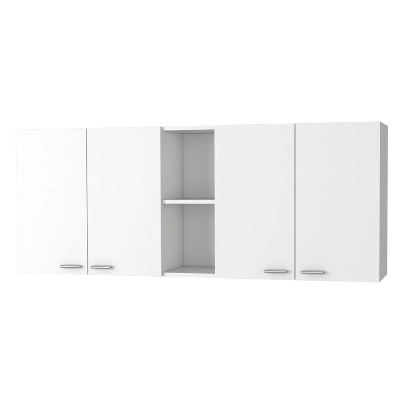 FM Furniture Winslow 150 Wall Cabinet, Four Doors