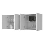 FM Furniture Winslow 150 Wall Cabinet, Four Doors