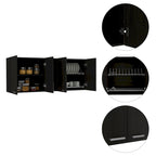 FM Furniture Winslow 150 Wall Cabinet, Four Doors