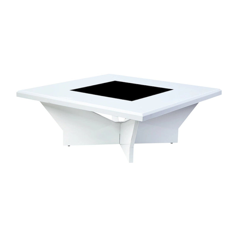 Ameena Contemporary Glass Insert Top Coffee Table by Furniture of America