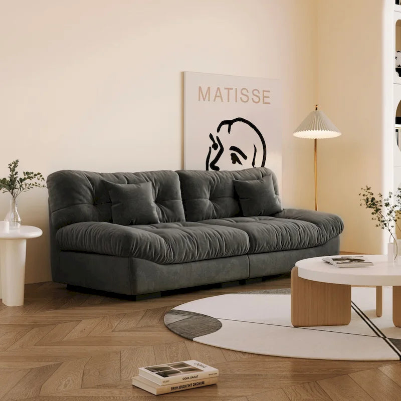 89 Tufted Sofa Cloud Shaped Couch