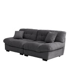89 Tufted Sofa Cloud Shaped Couch