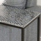 Shawnee Capiz Fish Mosaic Accent C Table
