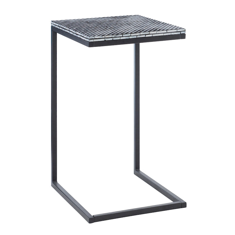 Shawnee Capiz Fish Mosaic Accent C Table