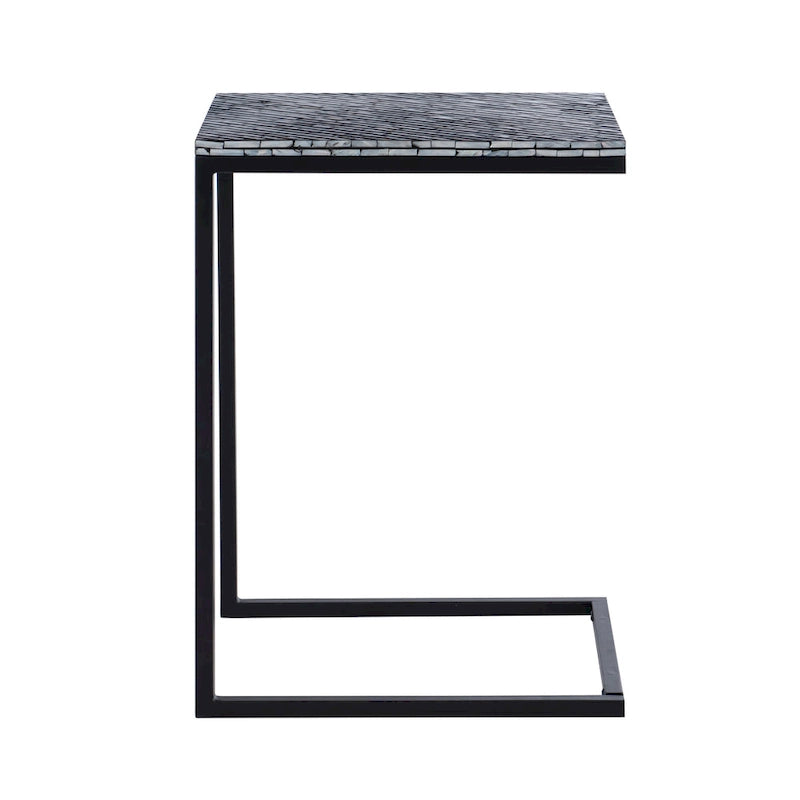 Shawnee Capiz Fish Mosaic Accent C Table