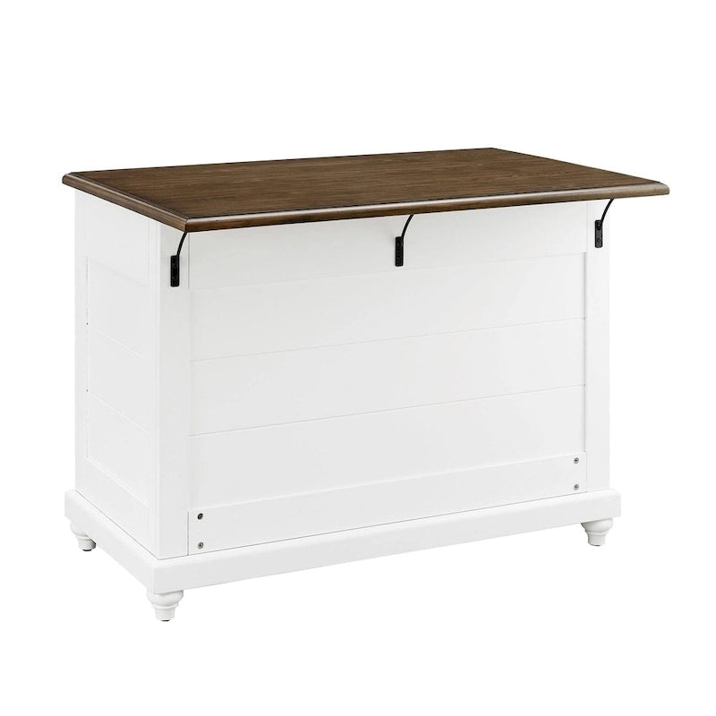 Avenue Greene Betty Kitchen Island with 2 Stools