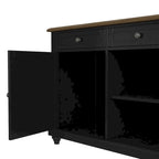 Avenue Greene Betty Kitchen Island with 2 Stools