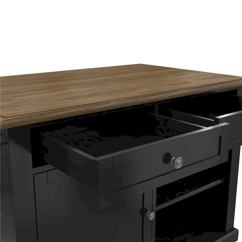 Avenue Greene Betty Kitchen Island with 2 Stools