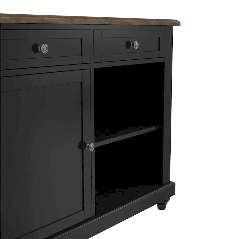 Avenue Greene Betty Kitchen Island with 2 Stools