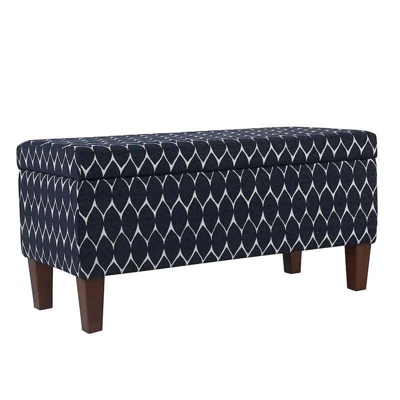 Porch & Den Harmar Large Textured Storage Bench