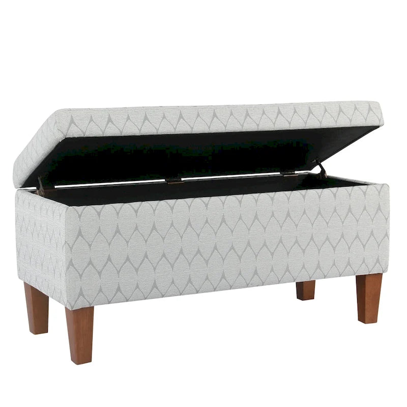 Porch & Den Harmar Large Textured Storage Bench