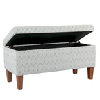 Porch & Den Harmar Large Textured Storage Bench