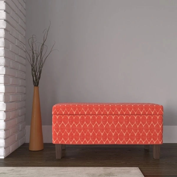 Porch & Den Harmar Large Textured Storage Bench