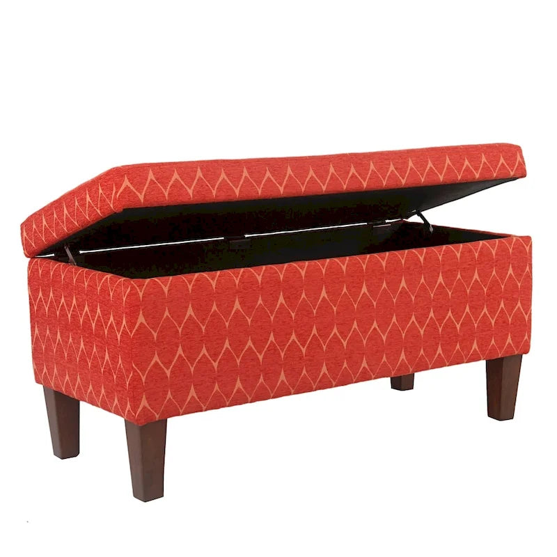 Porch & Den Harmar Large Textured Storage Bench