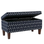 Porch & Den Harmar Large Textured Storage Bench