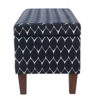 Porch & Den Harmar Large Textured Storage Bench