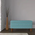 Porch & Den Harmar Large Textured Storage Bench