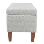 Porch & Den Harmar Large Textured Storage Bench