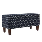 Porch & Den Harmar Large Textured Storage Bench