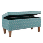 Porch & Den Harmar Large Textured Storage Bench