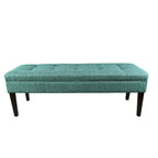 Kaya Button Tufted Upholstered Long Bench