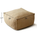 Lazy SofaTeddy Faux Fabric Couch Living Room Sofa Bean Bag Chair with Memory Foam