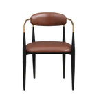 Morden Fort Modern Boucle Dining Chairs Velvet Armchair Set of 2
