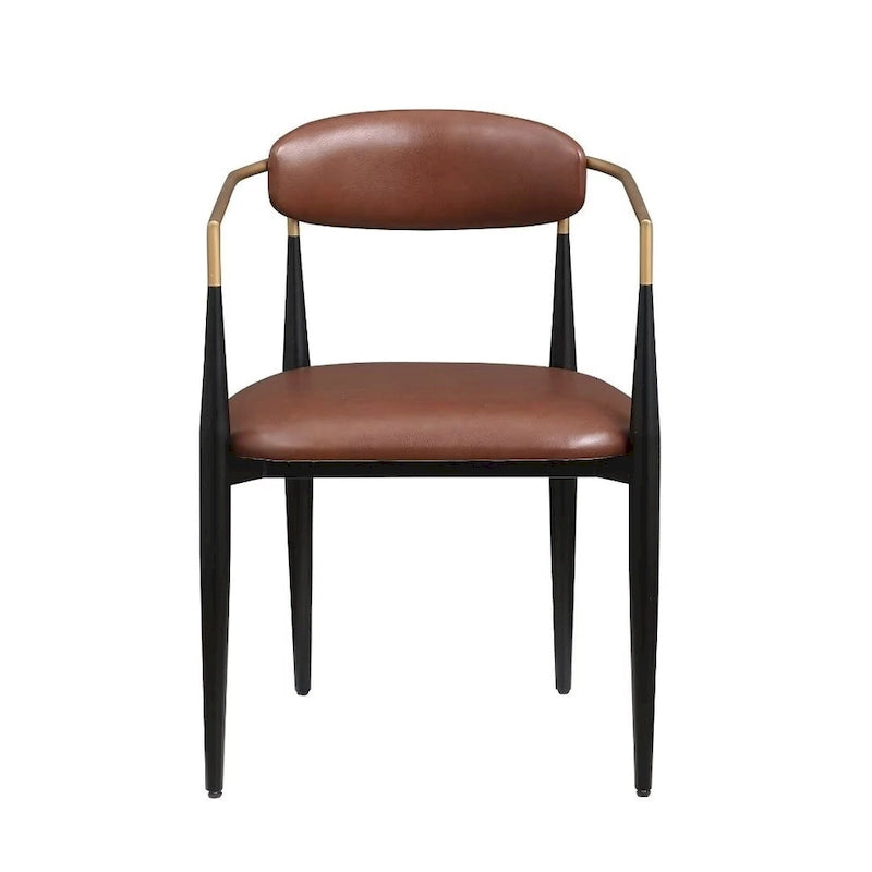 Morden Fort Modern Boucle Dining Chairs Velvet Armchair Set of 2