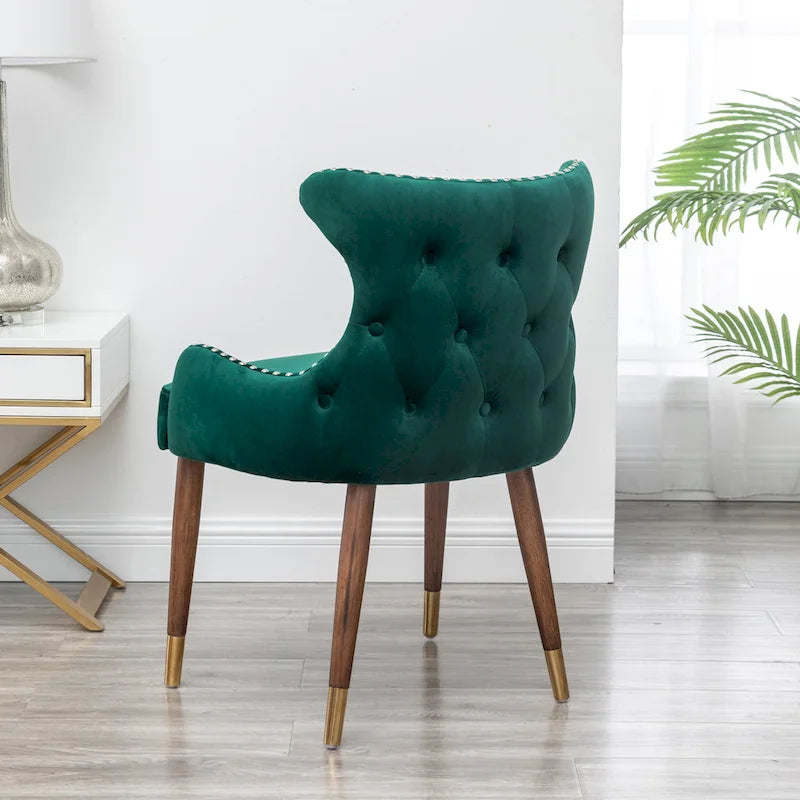 Roundhill Furniture Lindale Mid-century Modern Velvet Accent Chair