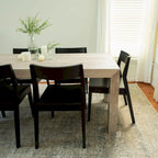 Plank and Beam 72 Modern Solid Wood Table and Chairs Dining Set